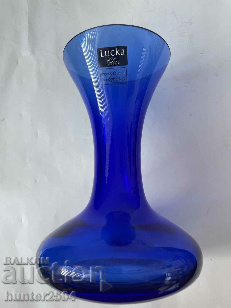 Licitație Vaza - sticla colorata, 16,5 cm Licitație Vaza - sticla colorata, 16,5 cm