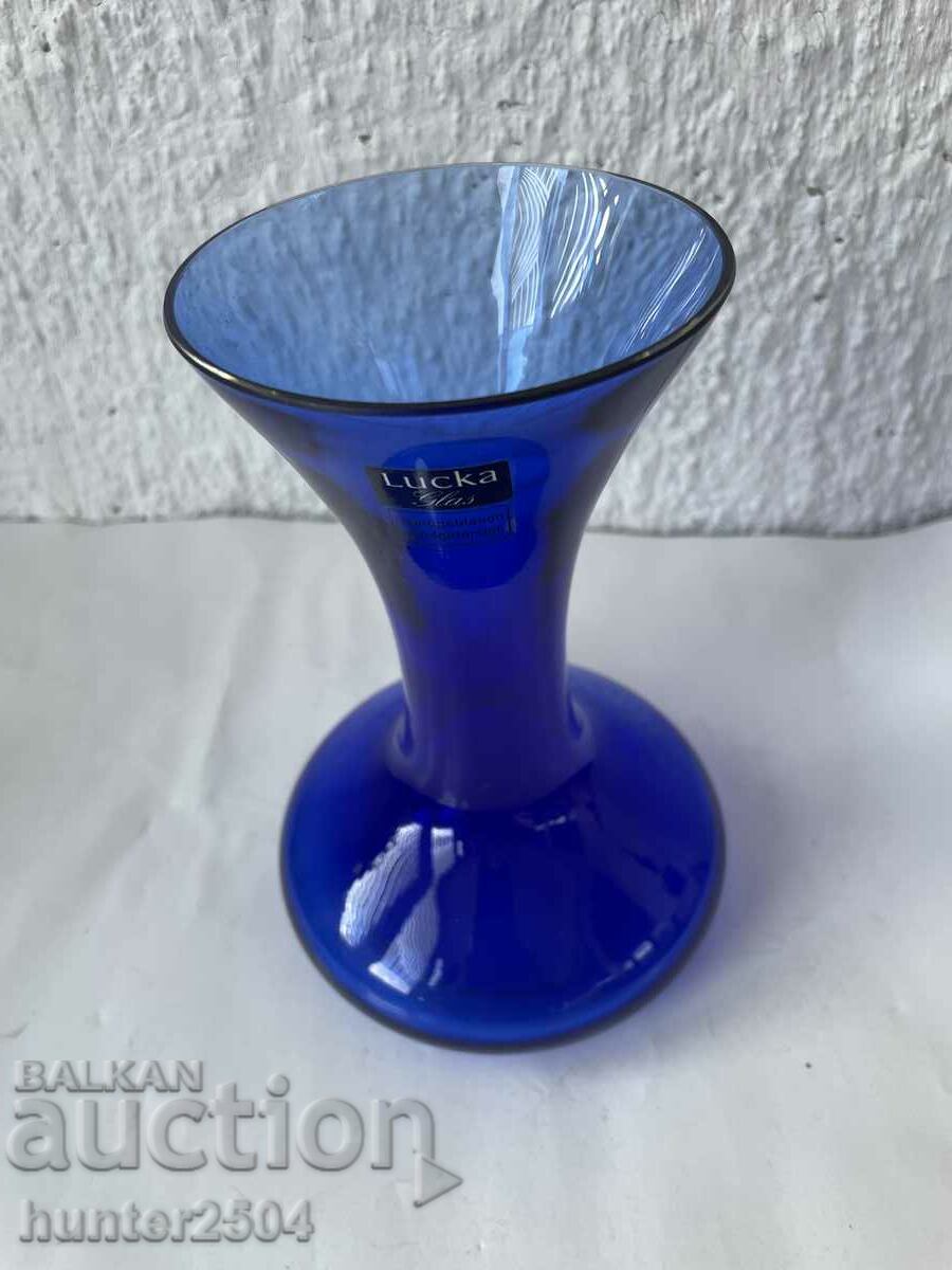 Delivery of Vase - colored glass, 16.5 cm Delivery of Vase - colored glass, 16.5 cm