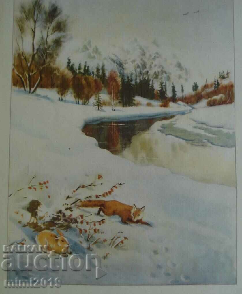 Delivery of 1950s Socialist Propaganda Color Poster