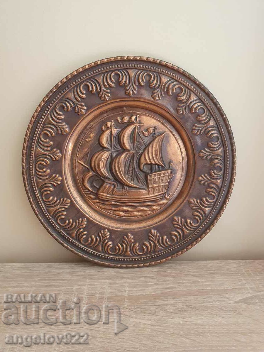 Embossed Copper Wall Plaque!