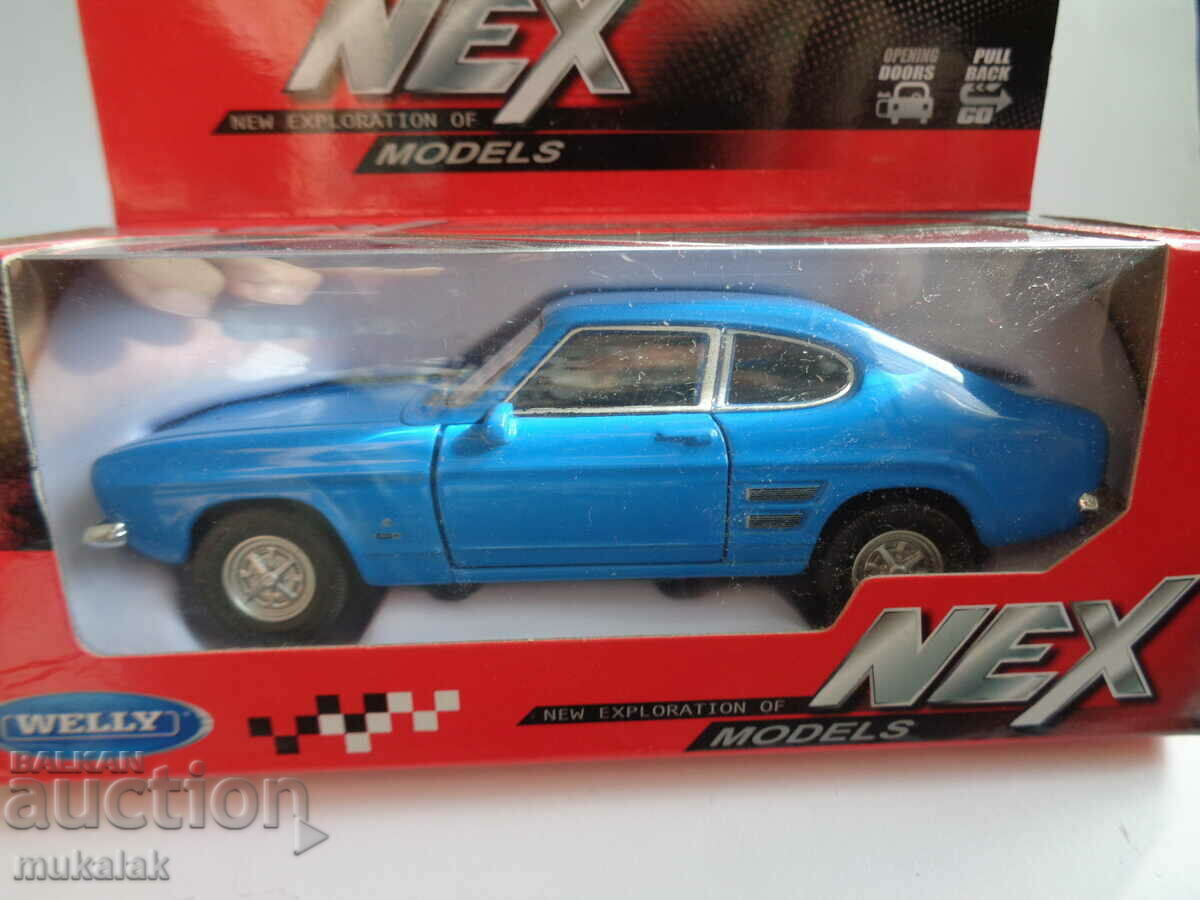 1:34 WELLY FORD CAPRI 1969 CAR TOY MODEL with price 20.00 BGN | € 10.23 1:34 WELLY FORD CAPRI 1969 CAR TOY MODEL with price 20.00 BGN | € 10.23