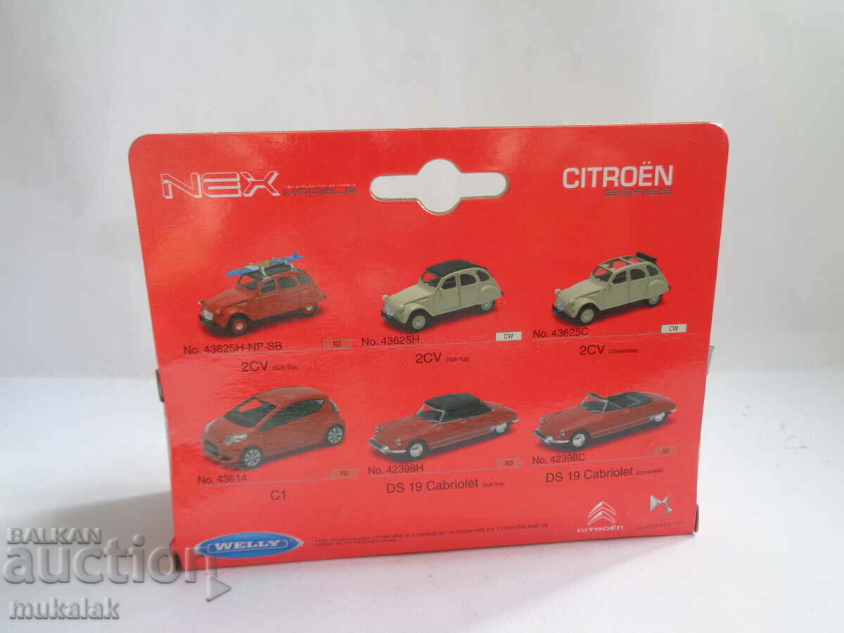 Delivery of 1:34 WELLY CITROEN DS 19 TROLLEY TOY MODEL Delivery of 1:34 WELLY CITROEN DS 19 TROLLEY TOY MODEL