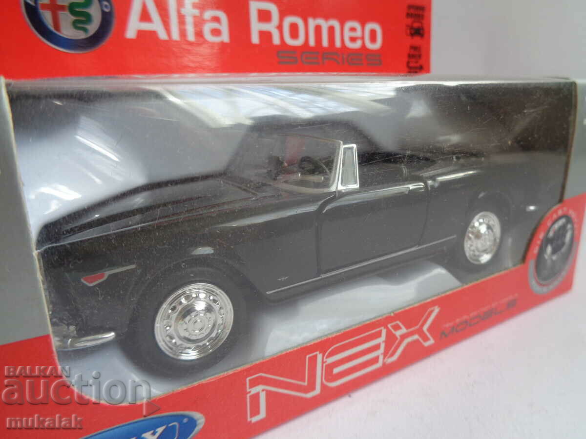 Auction 1:34 WELLY ALFA ROMEO SPIDER 1960 CAR TOY MODEL Auction 1:34 WELLY ALFA ROMEO SPIDER 1960 CAR TOY MODEL