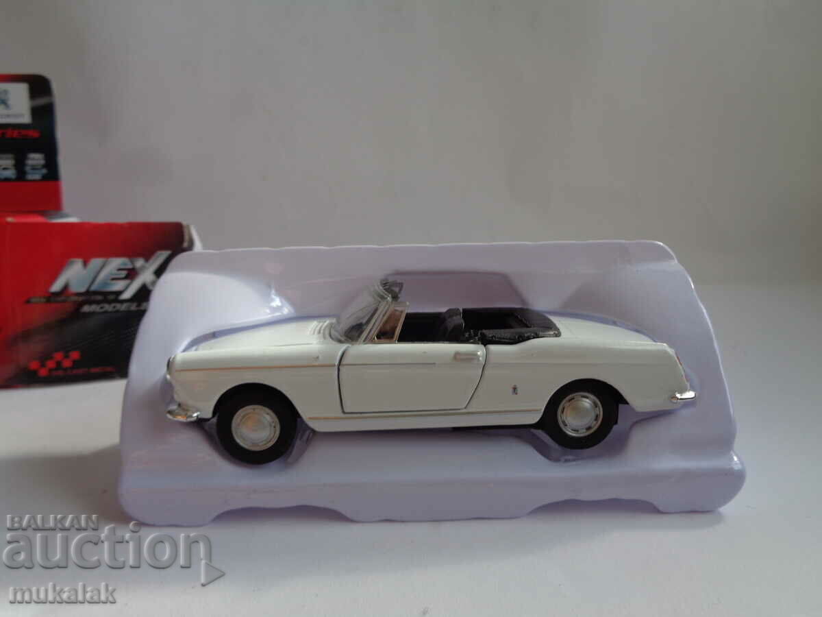Auction 1:34 WELLY PEUGEOT 404 CABRIOLET TROLLEY TOY MODEL Auction 1:34 WELLY PEUGEOT 404 CABRIOLET TROLLEY TOY MODEL