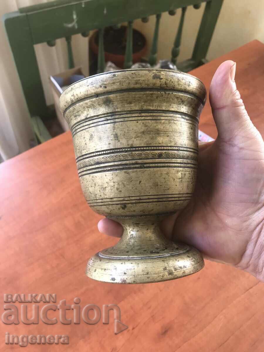 Licitație MORTARE BRONZ SOLID 90-ANI-1750 GR.