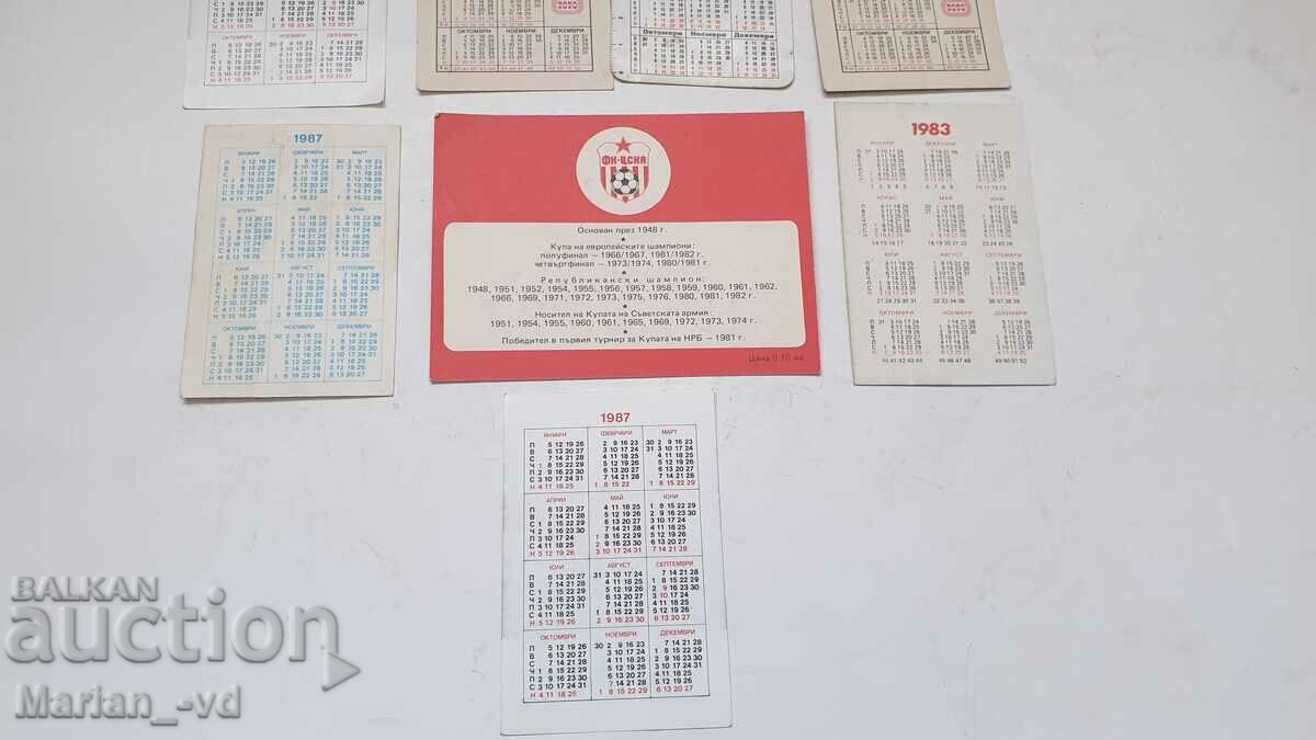 lot of football calendars - 7 lot of football calendars - 7