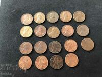 LOT OF COLLECTIBLE USA CENTS