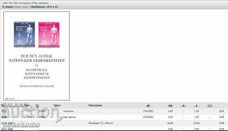 G. D. R with price 18.00 BGN | € 9.20 G. D. R with price 18.00 BGN | € 9.20