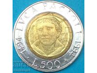 500 lire 1994 Italy 500 of Luca Pacioli