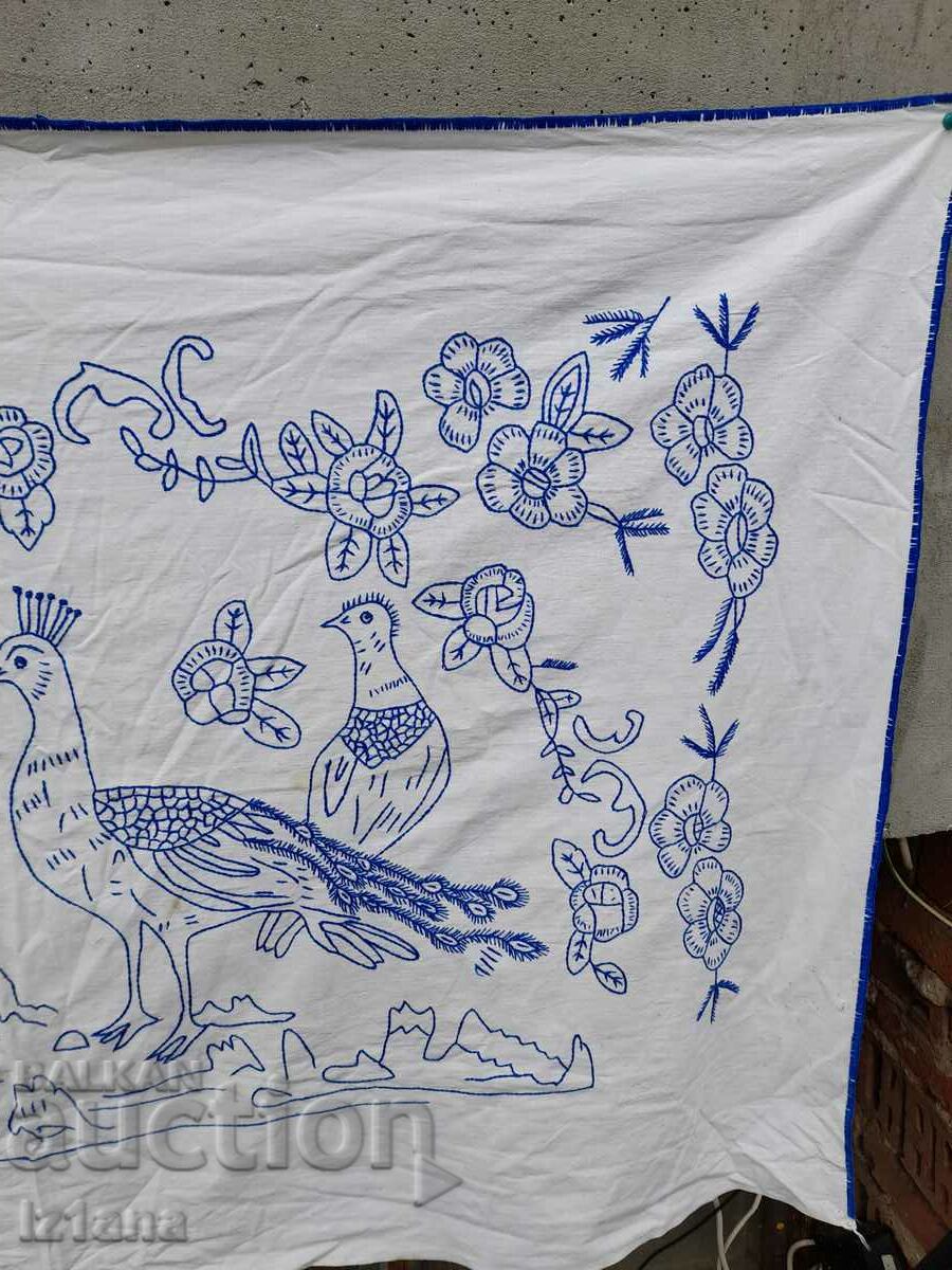 Delivery of Antique embroidered carpet, wall covering Delivery of Antique embroidered carpet, wall covering