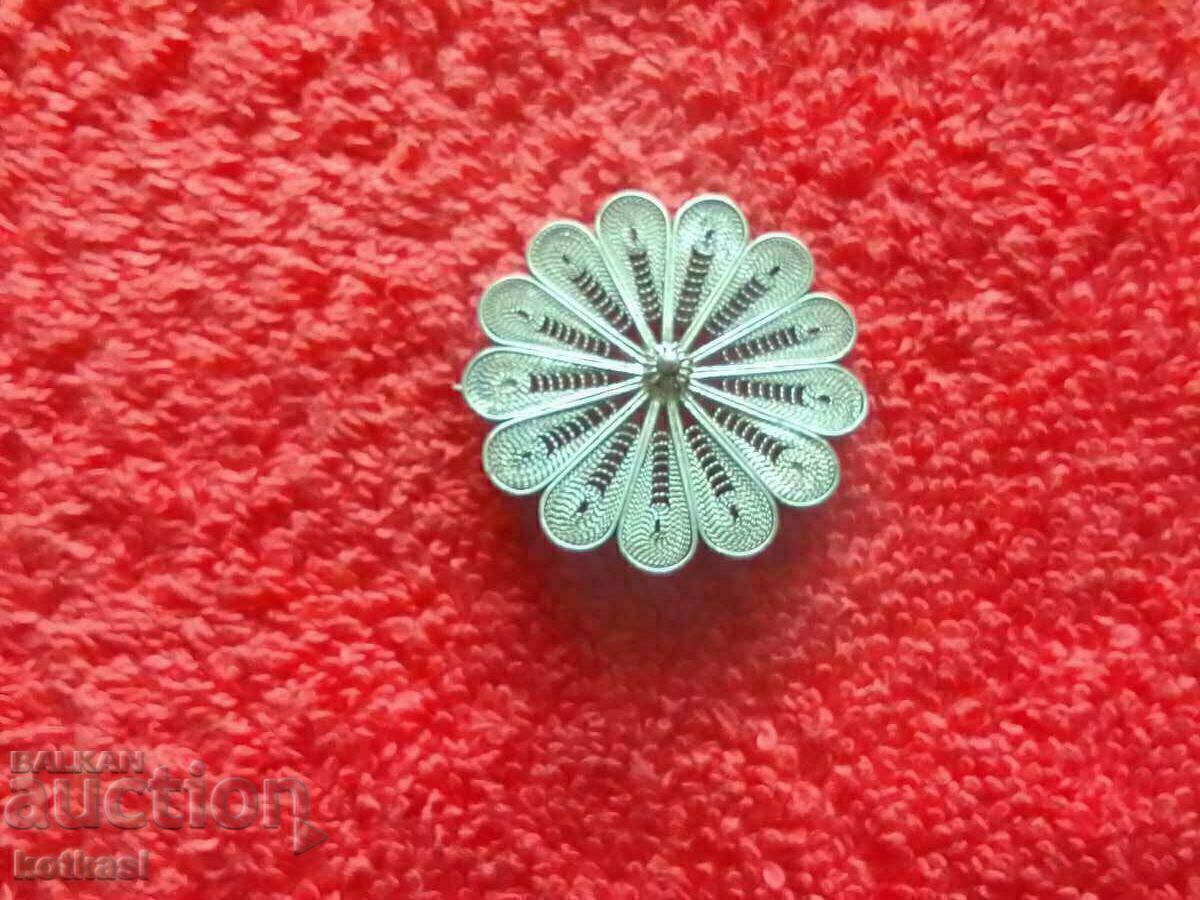 Old silver 925 Filigree Brooch - 5 Old silver 925 Filigree Brooch - 5