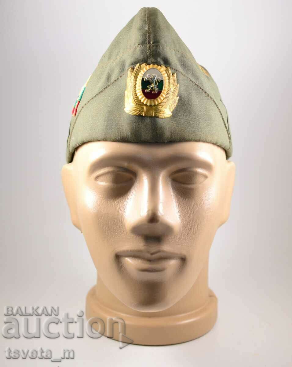 Офицерско кепе, лятна бойна униформа БНА соц