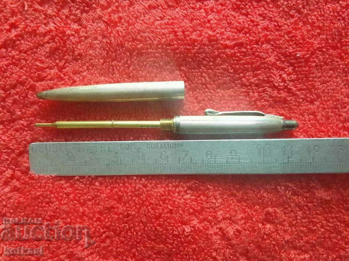 Auction  Old silver 900 fountain pen