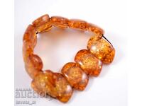 Amber rubber band bracelet