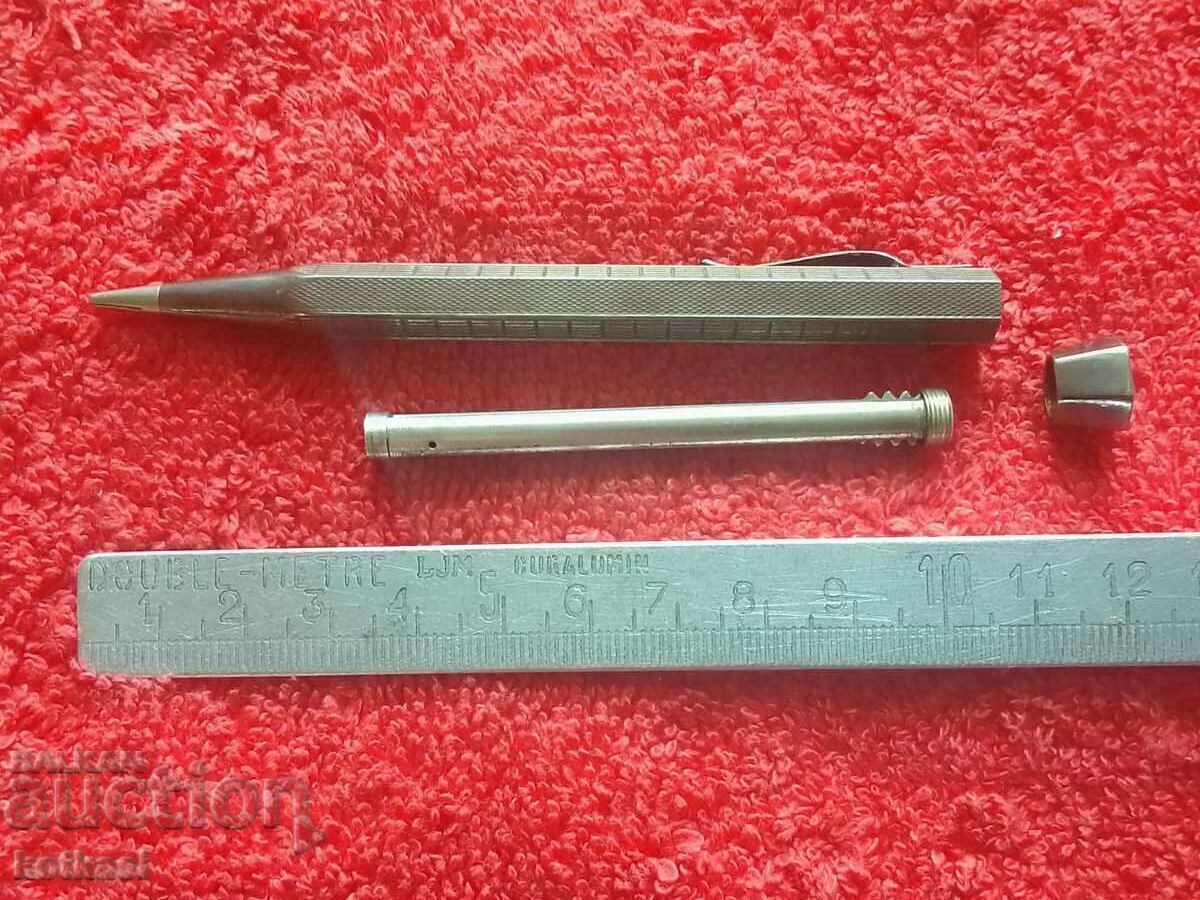 Auction Old silver 900 ballpoint pen pencil Auction Old silver 900 ballpoint pen pencil