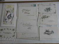 Vintage foreign invitations and envelopes