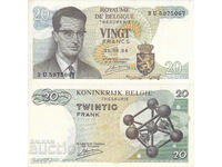 tino37- BELGIUM - 20 FRANC - 1964- VF+