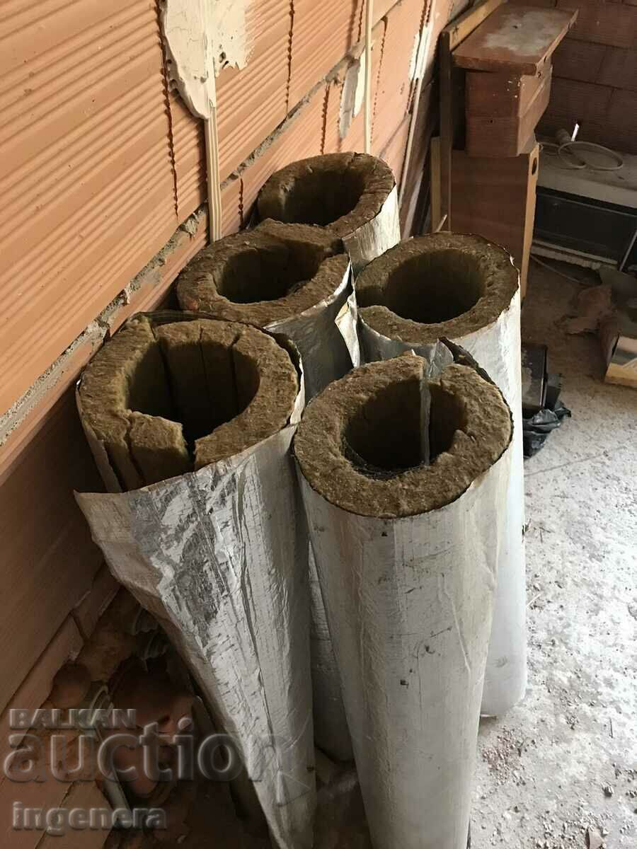 PIPE SHELL INSULATION WITH ALUMINUM FOIL-F150 EXTERIOR with price 90.00 BGN | € 46.02 PIPE SHELL INSULATION WITH ALUMINUM FOIL-F150 EXTERIOR with price 90.00 BGN | € 46.02