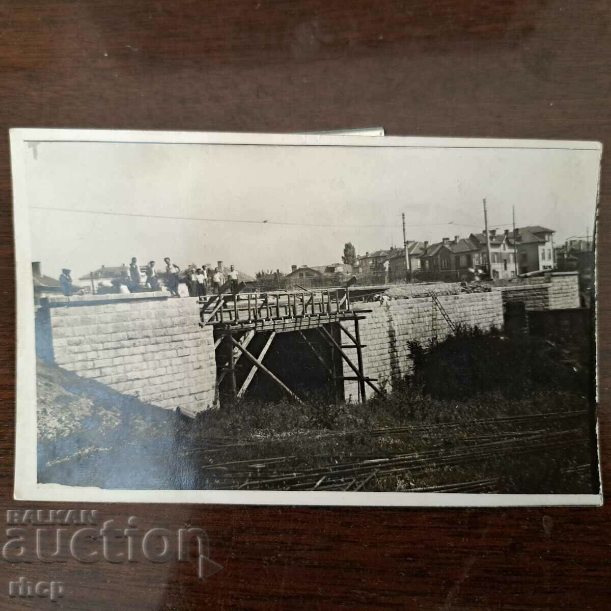 Sofia 1940 Boyanska river bridge old photo