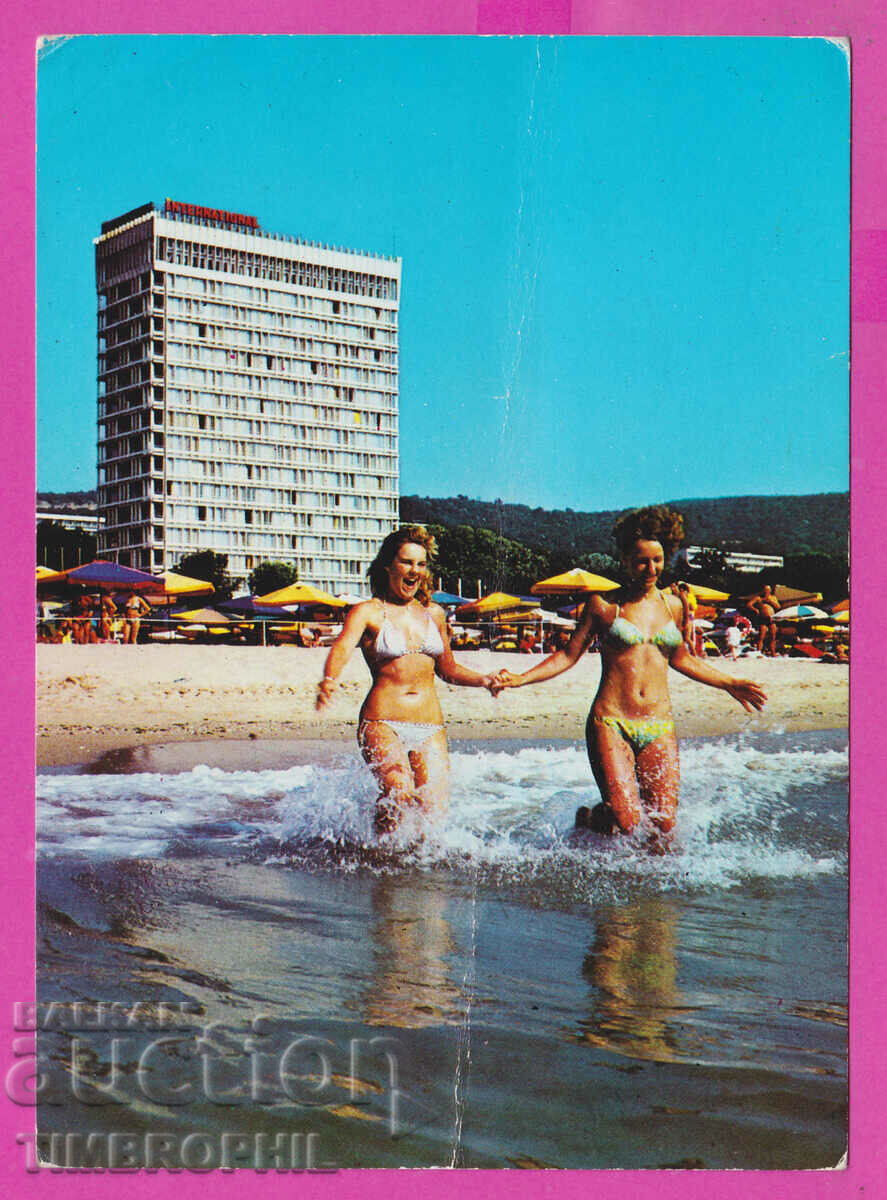 309867 / Златни пясъци Хотел Итернационал  1984 Септември ПК