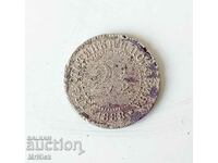 Монета 2и1/2 стотинки (две стотинки и половина) 1888 г.