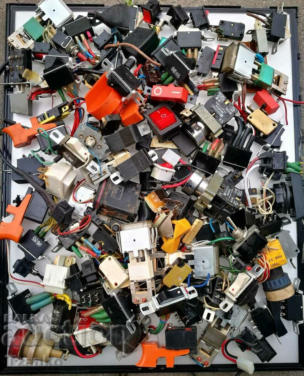 Switches, Ck key, buttons - scrap.