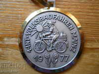 медал - І-ви международен поход по колотуризъм Майнц 1977 г