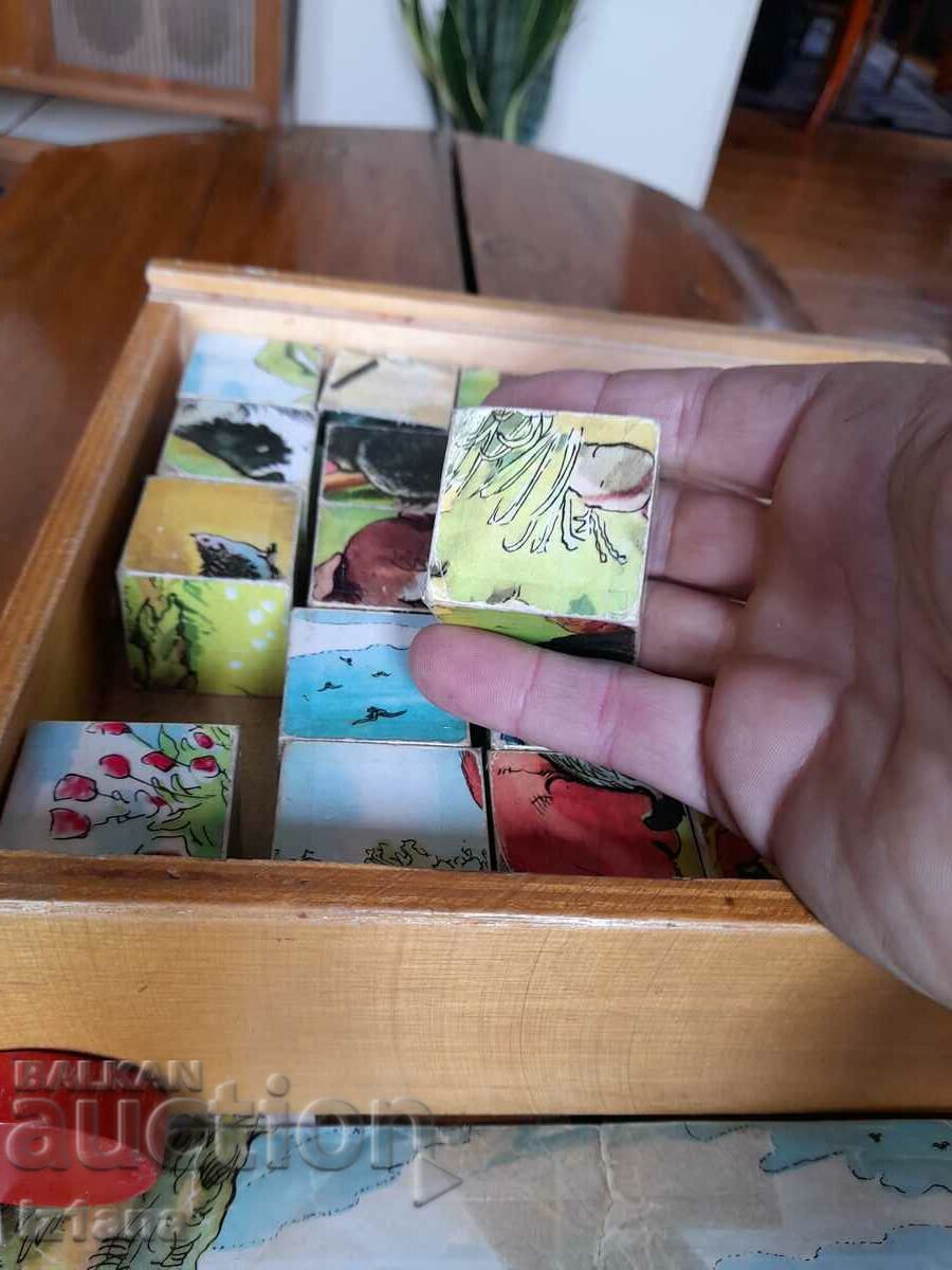 An old children's game with cubes - 5 An old children's game with cubes - 5