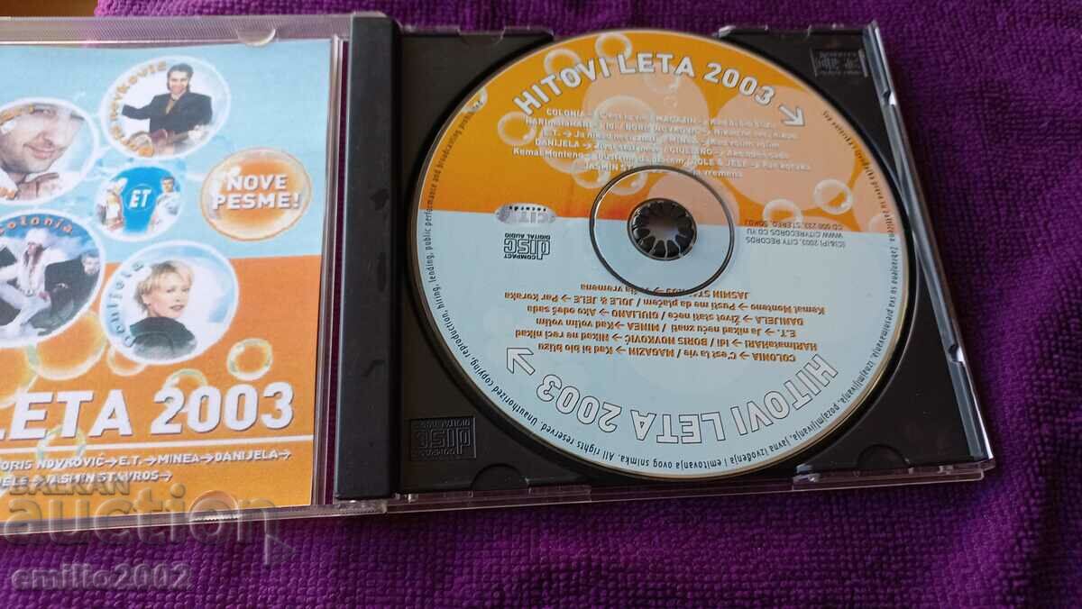 Audio CD Hitovi leta 2003 with price 2.99 BGN | € 1.53 Audio CD Hitovi leta 2003 with price 2.99 BGN | € 1.53