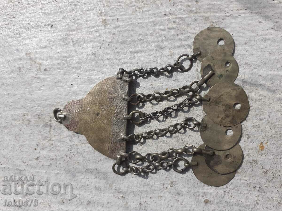 Brățară veche bijuterii ac costum etnografie - 5