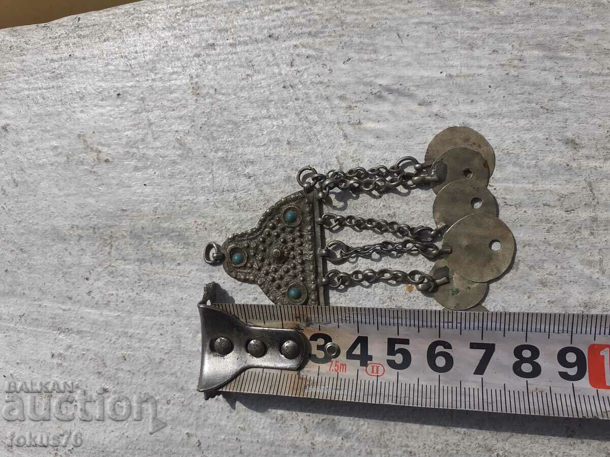 Brățară veche bijuterii ac costum etnografie - 6