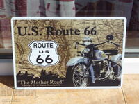 Metal plate motor U.S. Route 66 Indian free ride
