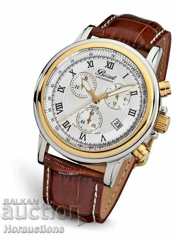 BOSSART Bicolor Chronograph Ref. BW-1201-W2T-BrLe Ltd./2000