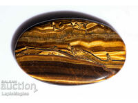 Cabochon mare ochi de tigru 79,5 ct oval #3
