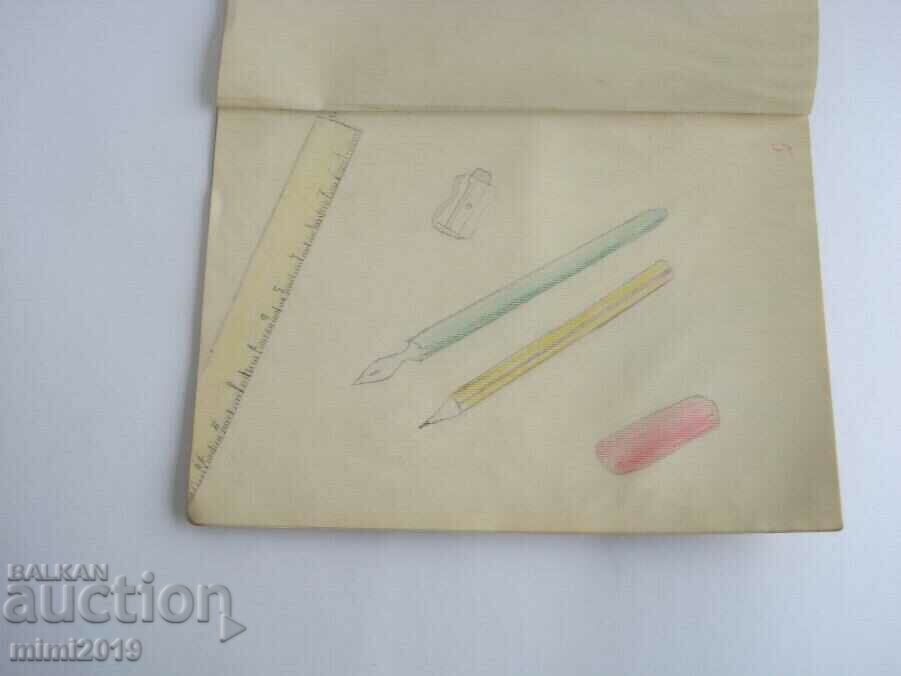 Kingdom of Bulgaria Original Drawing Pad - 7 Kingdom of Bulgaria Original Drawing Pad - 7