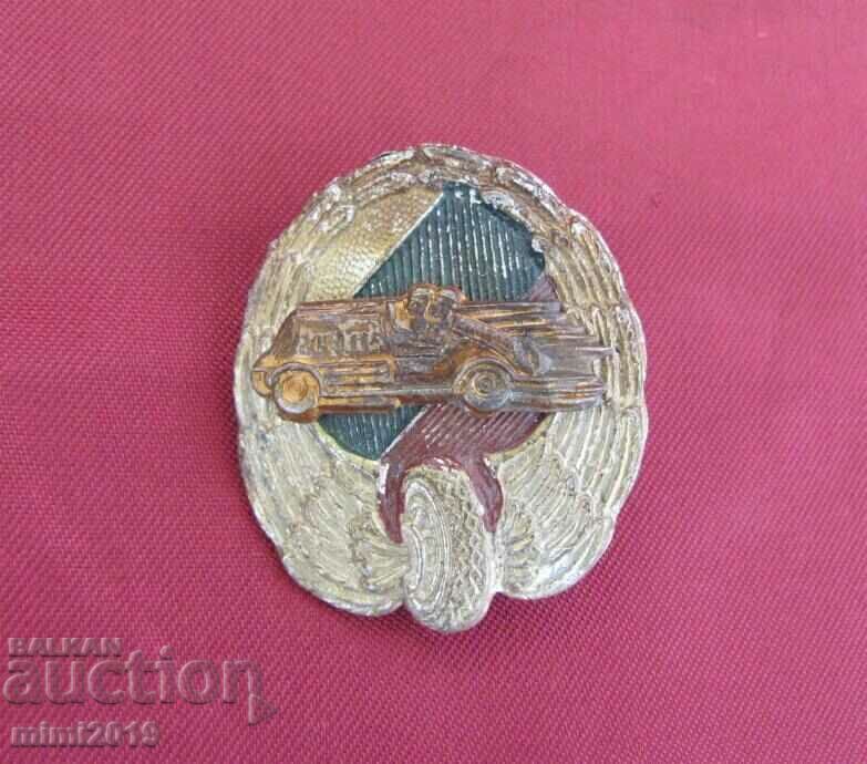 1940s Badge Tsarski Automobile Club Bulgaria
