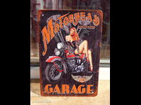 Метална табела мотор гараж мотори мотоциклети еротика 1939