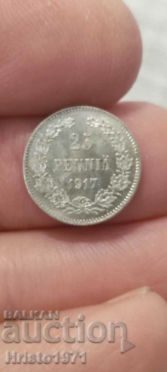 25 pence 1917