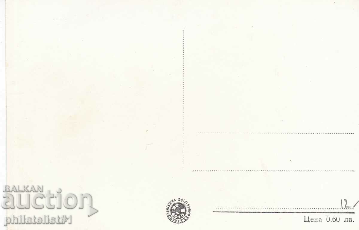 SCRAP CARD - VIEW circa 1950 with price 12.00 BGN | € 6.14