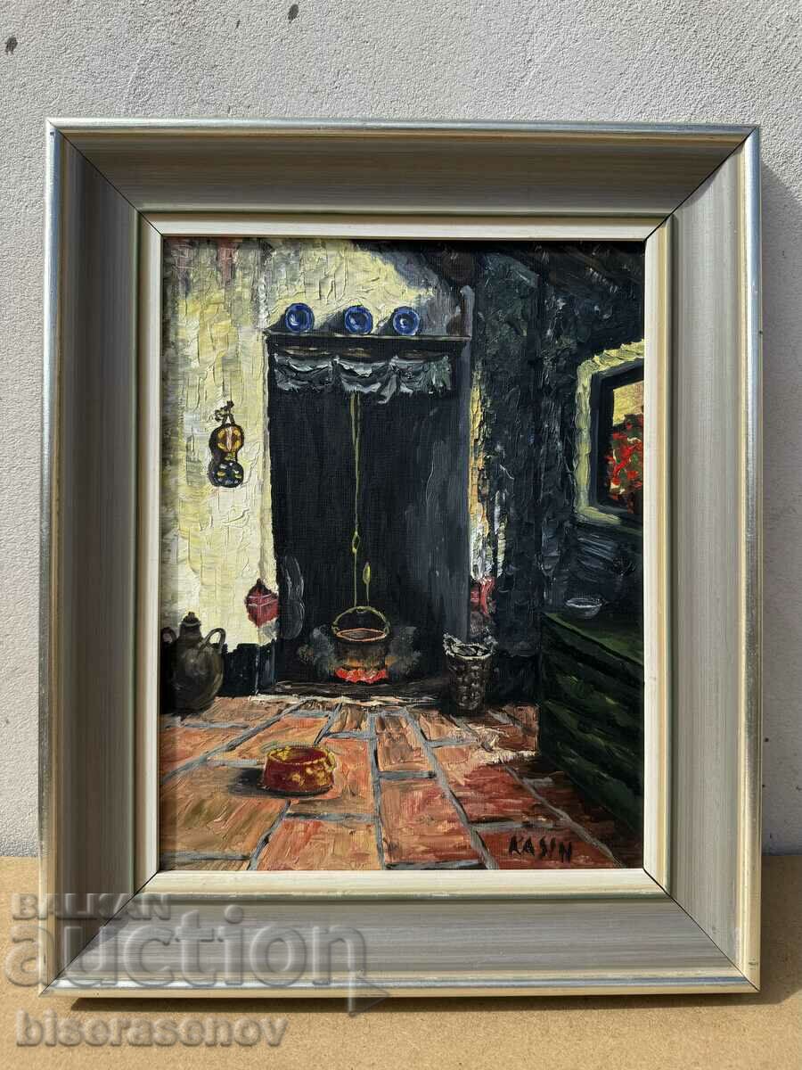 Unique painting oil on canvas