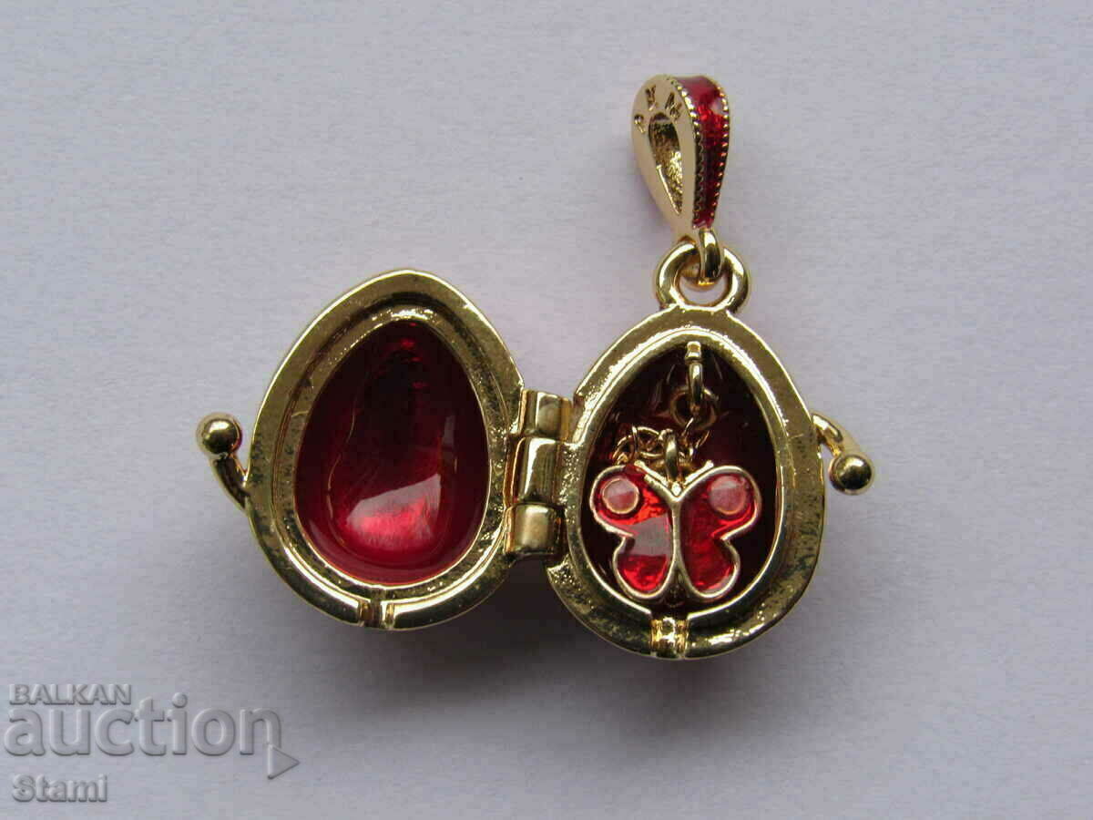 Delivery of Fine women's pendant necklace - Faberge egg, new Delivery of Fine women's pendant necklace - Faberge egg, new
