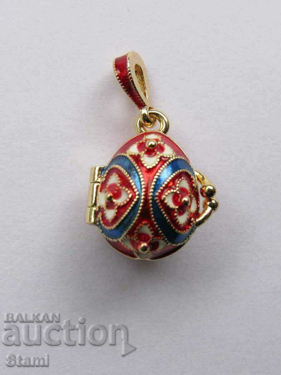 Fine women's pendant necklace - Faberge egg, new - 5 Fine women's pendant necklace - Faberge egg, new - 5