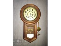 Beautiful wall clock Regulator Korea mechanical key gong