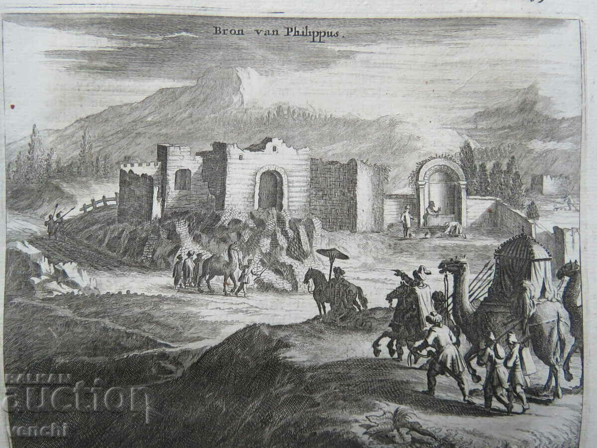 Auction  1677 - ENGRAVING - TOMB OF SAINT JOHN THE BAPTIST