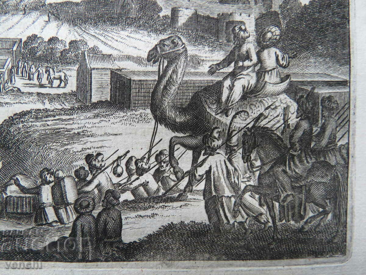 Delivery of 1677 - ENGRAVING - TOMB OF SAINT JOHN THE BAPTIST