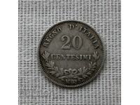 20 centissimi 1863