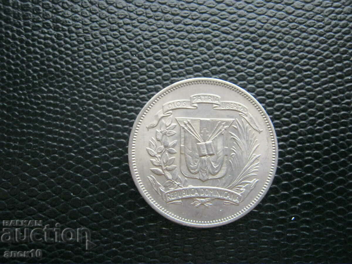 Dominican Republic 1/2 peso 1967