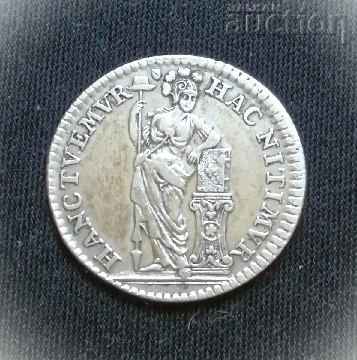 1/4 Guilder Netherlands Utrecht, Province , 1759 silver