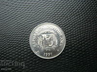Republica Dominicană 25 centavos 1991