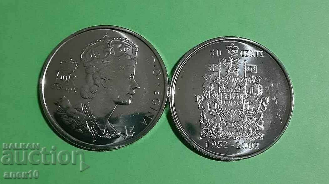 Канада  50  цент  2002